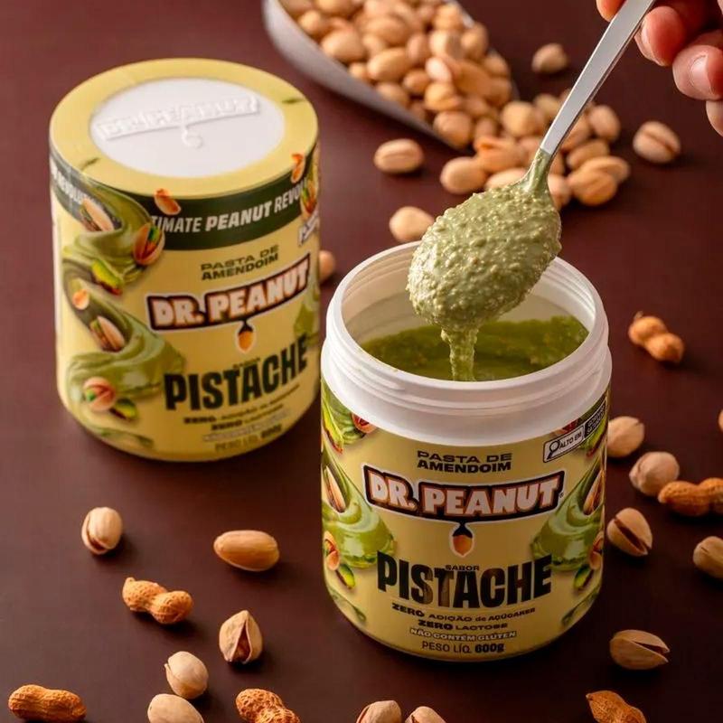 Pasta De Amendoim Sabor Pistache 600g - Dr. Peanut - Pasta de